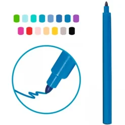 Rotuladores punta fina colores arcoíris (15) - Djeco