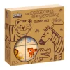 Sellos de madera animales selva y almohadilla tinta (9) - Crealign