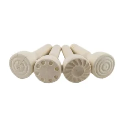 Sellos de madera con relieve para plastilina y arena (4) - Deukaliptus