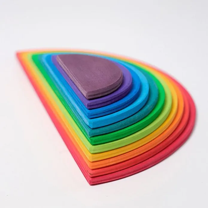 Semicírculos de madera colores arcoíris (11) - Grimm's