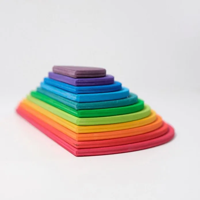 Semicírculos de madera colores arcoíris (11) - Grimm's