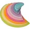 Semicírculos de madera colores pastel (11) - Grimm's