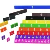Set de 9 barras con fracciones - EDX Education