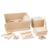 Set de base 10 de madera 151 piezas en caja - Wissner
