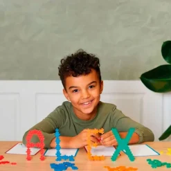 Set de 600 bloques de construcción y 80 actividades Learn to build ABC & 123 - Plus-Plus