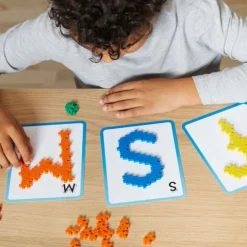 Set de 600 bloques de construcción y 80 actividades Learn to build ABC & 123 - Plus-Plus