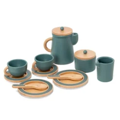 Set de café de madera Emerald Green MamaMemo - Astrup