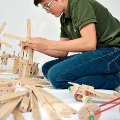 Set de construcción de madera Explorer 222 piezas - Matador