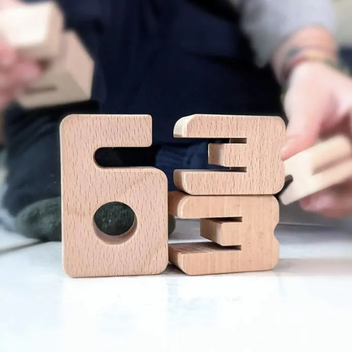 Set de iniciación mini números de madera para aprender matemáticas (38) - SumBlox