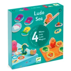 Set de 4 juegos Ludo Sea - Djeco