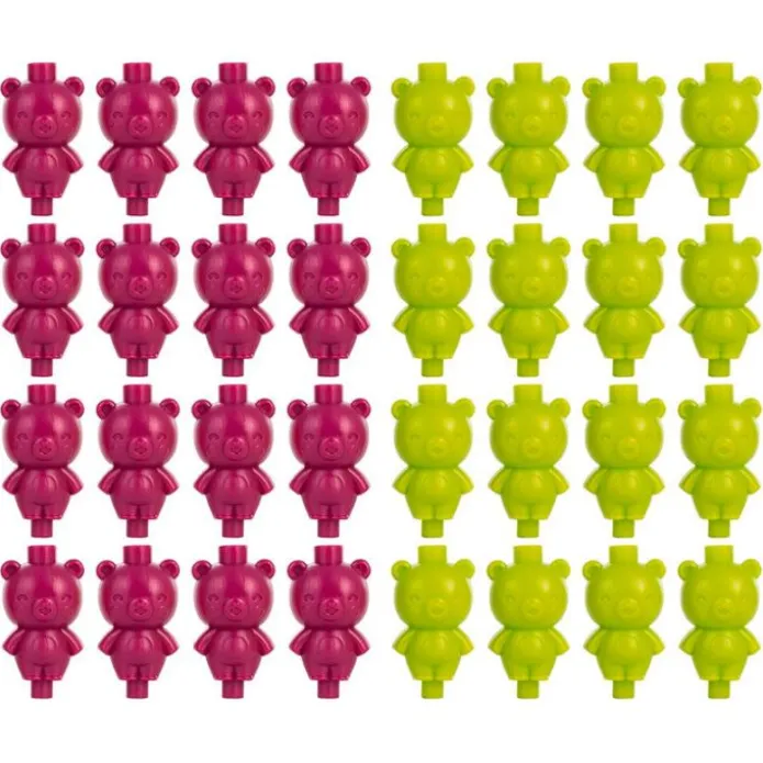 Set de 64 ositos conectables y 20 actividades de lógica y matemáticas - Miniland