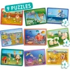 Set de 9 puzles: Animales - Akros