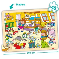 Set de 4 puzles de madera: Lugares - Akros