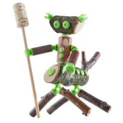 Set inicial de construcción con conectores y madera Terra Kids - HABA