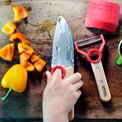 Set Le Petit Chef para niños: cuchillo, protector y pelador - Acero inoxidable - Opinel