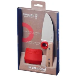 Set Le Petit Chef para niños: cuchillo y protector - Acero inoxidable - Opinel