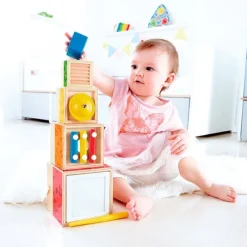 Set musical apilable con 6 piezas - Hape