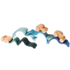 Set 6 olas de mar de madera - Grimm's