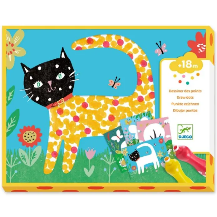 Set para colorear con puntos - Djeco