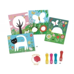Set para colorear con puntos - Djeco