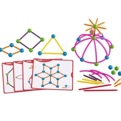 Set para construir formas geométricas con 144 piezas - EDX Education