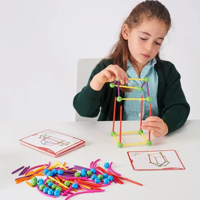 Set para construir formas geométricas con 144 piezas - EDX Education
