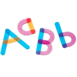 Set para construir letras con piezas translúcidas - Learning Resources