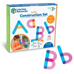 Set para construir letras con piezas translúcidas - Learning Resources