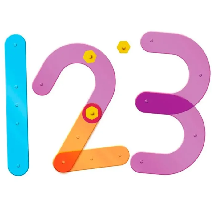 Set para construir números con piezas translúcidas - Learning Resources
