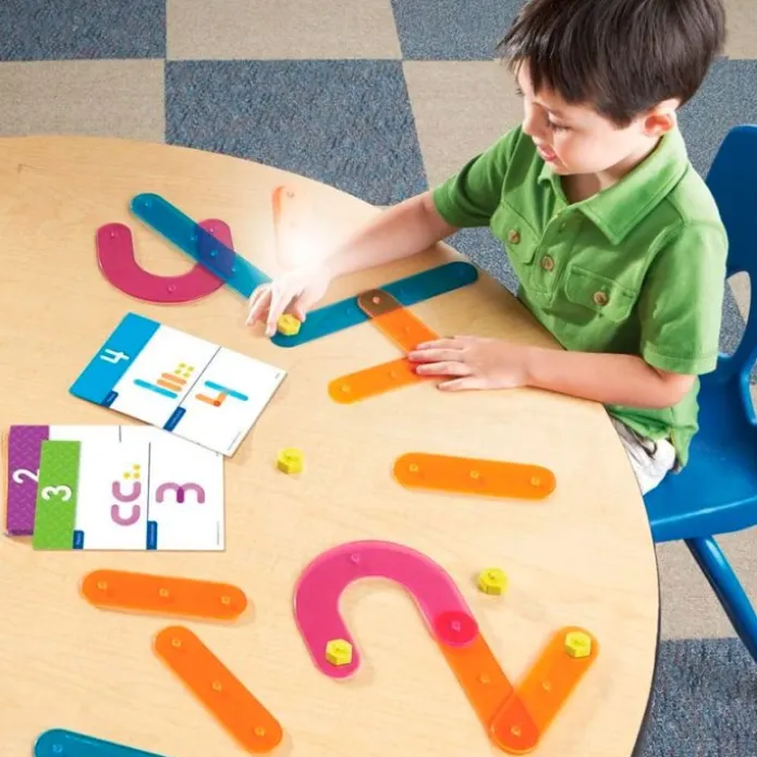 Set para construir números con piezas translúcidas - Learning Resources