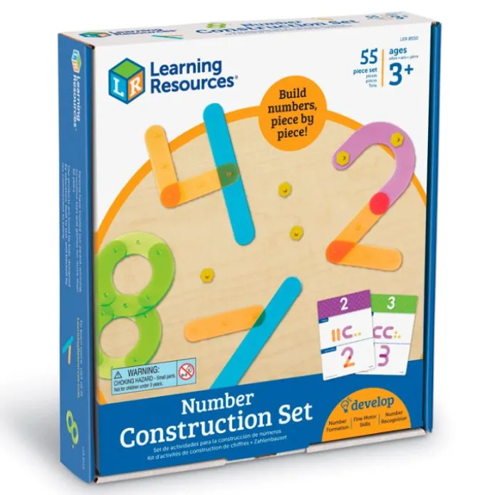 Set para construir números con piezas translúcidas - Learning Resources