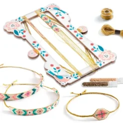 Set para pulseras brazalete con telar - Djeco