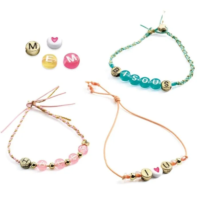 Set para pulseras con letras - Djeco