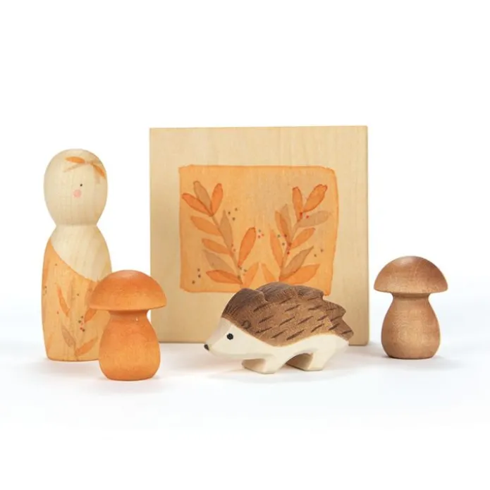 Set 5 piezas de madera Hello Autumn Otoño - Grapat