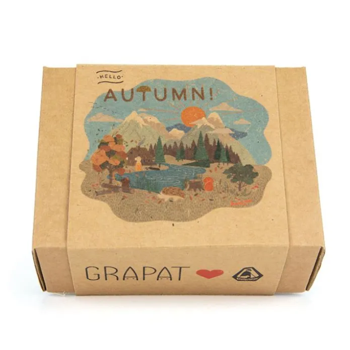 Set 5 piezas de madera Hello Autumn Otoño - Grapat