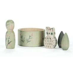 Set 5 piezas de madera Hello Winter invierno - Grapat