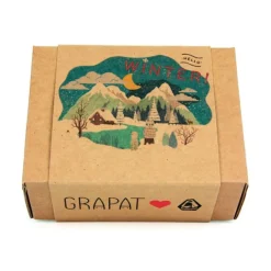 Set 5 piezas de madera Hello Winter invierno - Grapat