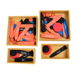 Set primera y segunda caja análisis de lectura Inglés - Montessori