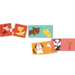 Set 10 puzles Dúo A Comer 20 piezas - Djeco