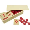 Set tarjetas numéricas y contadores de madera - Montessori
