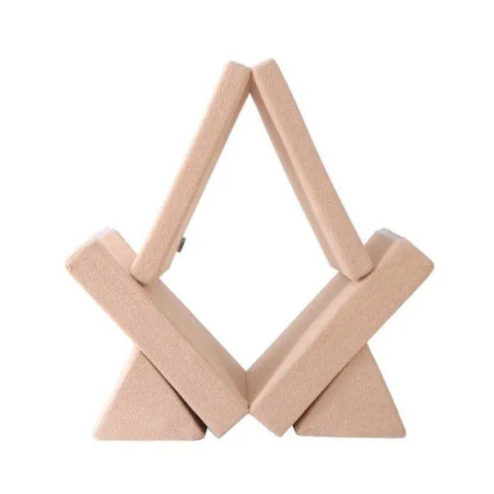 Sofá modular de espuma Teddy Beige para motricidad, juego libre y construcción - Hakuna Matte