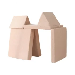 Sofá modular de espuma Teddy Beige para motricidad, juego libre y construcción - Hakuna Matte