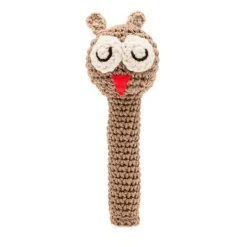 Sonajero de crochet Búho - aPunt Barcelona
