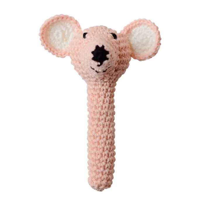 Sonajero de crochet Ratón - aPunt Barcelona