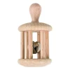 Sonajero de madera rueda con agarre - Montessori