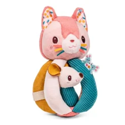 Sonajero de peluche Jeanne con ratoncito - Lilliputiens