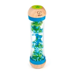 Sonajero grande palo de lluvia azul - Hape