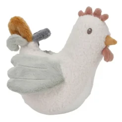 Sonajero tentetieso balanceante de peluche Gallina - Little Dutch