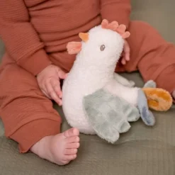 Sonajero tentetieso balanceante de peluche Gallina - Little Dutch