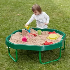 Soporte ajustable verde para bandeja sensorial Mundo Activo - Tuff Tray